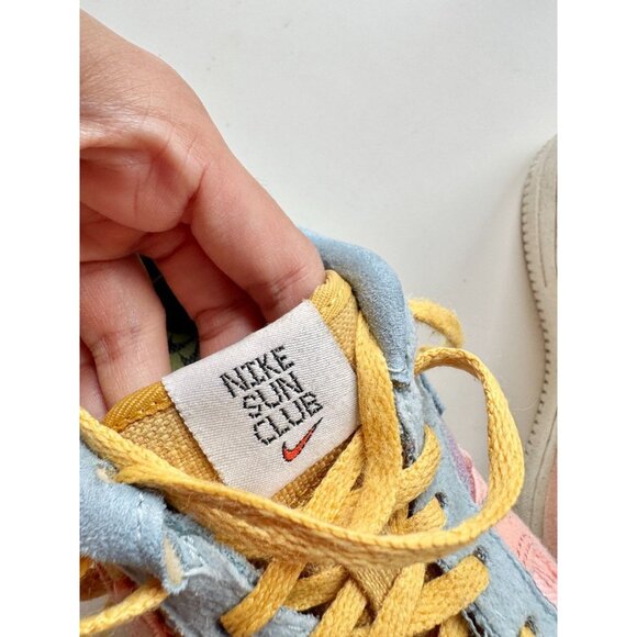 Kids' NIKE Air Force 1 Low 07 LV8 Next Nature 'Sun Club Multi' Sneakers, Size 3Y - Picture 3 of 14